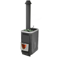 Печь для бани Скоропарка 2017 Inox ДНС КТК Б антрацит (T.M.F)