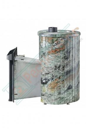 Дровяная банная печь Макси ПФ "Жадеит перенесённый рисунок" (Ферингер)