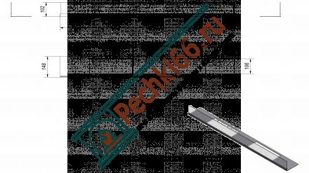 Стекло декоративное для биокамина JULIET/1500 (Kratki)