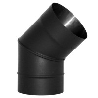 Отвод VBR 45º черный (НЕРЖ-439/0,8) d-120 (Вулкан)