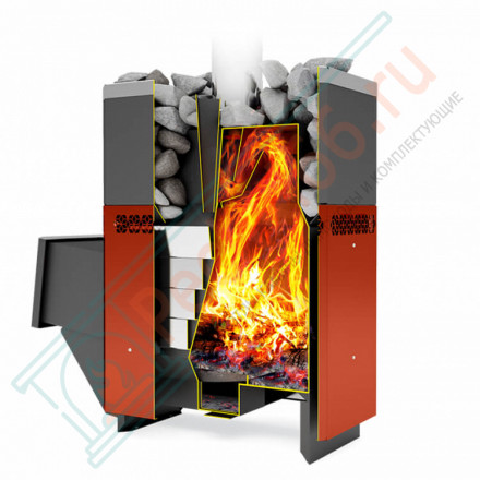 Печь банная Русь 18 Л ПРОФИ (Теплодар)