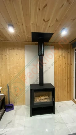 Печь-камин Мета-Бел Севан 9 под ключ (монтаж 11.2023)