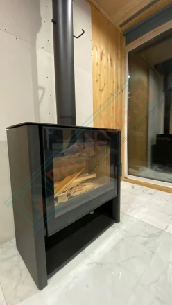 Печь-камин Мета-Бел Севан 9 под ключ (монтаж 11.2023)