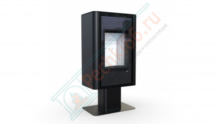 Печь-камин Solum Top, красная сталь (Defro-Home) 9кВт