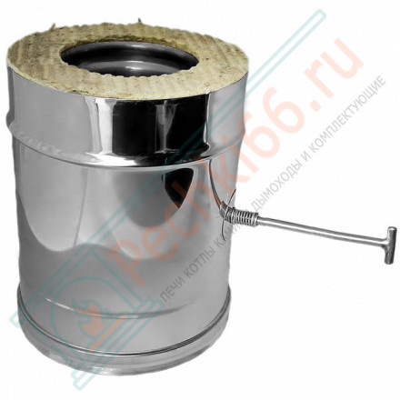 Задвижка повортная V50R с изол (AISI-321/0,8-AISI-304/0,5) d-150/250 (Вулкан-Cerablanket)