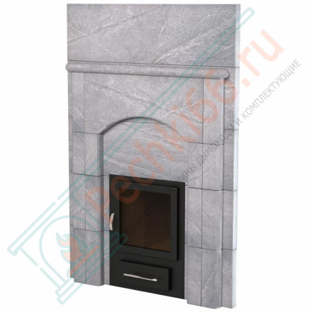 Фасад-портал из талькохлорита (ИзиСтим)