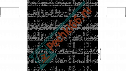 Стекло декоративное для биокамина DELTA/700 (Kratki)