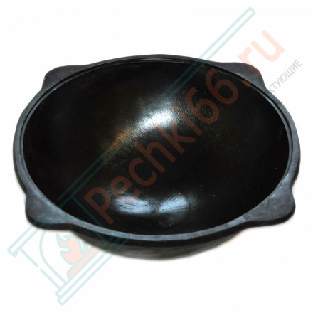 Узбекский казан с крышкой сковородой, плоское дно 8 л. (Наманган DAVR METALL)