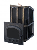 Печь для бани "Сибирь-25" (дверка 545х545) с закрытой каменкой (Сибирь-Премиум)