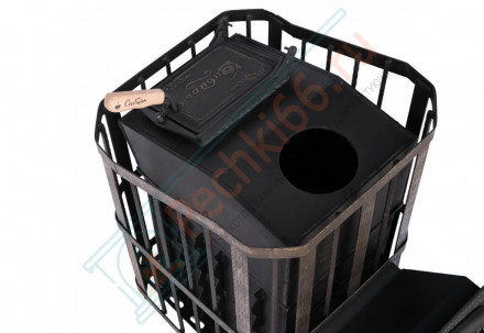 Печь для бани "Сибирь-25" (дверка 545х545) с закрытой каменкой (Сибирь-Премиум)