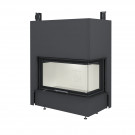 Каминная топка CFR 1000W правая, белый шамот (Stav)