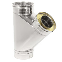 Тройник Термо 45° ТРТ-Р (304-0.8/304) d-120/220 (ТиС Стандарт)