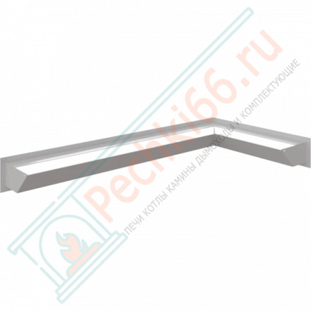 Каминная решетка угловая Luft 40X80X9 белая (Kratki)