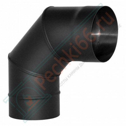 Отвод VBR 90º черный (НЕРЖ-439/0,8) d-115 (Вулкан)