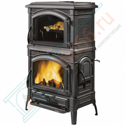 Печь-камин с духовкой Cast Iron (Isotta Forno) (La Nordica)