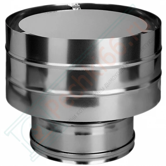 Дефлектор на трубу с изол (НЕРЖ-439/0,5-НЕРЖ-439/0,5) d-115/200 (Дымок) в Тюмени