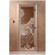 Дверь стеклянная для бани, прозрачная бронза, "Банька в лесу" 1900х700 (DoorWood) в Тюмени