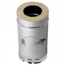 Труба V50R с лючком ревизии с изол L=500 (AISI-321/0,8-AISI-304/0,5) d-200/300 (Вулкан-Cerablanket)