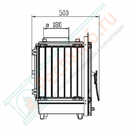 Каминная топка BARUN 1 (Plamen)