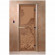 Стеклянная дверь для бани бронза матовая, "Банька в лесу", 1900х700 (DoorWood) в Тюмени