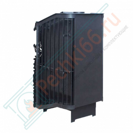 Печь банная Терма Каменка мини укороченная топка, панорама (Варвара)