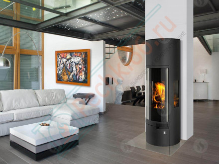 Печь-камин Belo 3S Akum металл (Romotop)