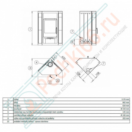 Печь-камин Lahti (ABX)