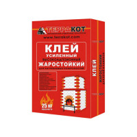 Клей усиленный "Терракот" жаростойкий, 5 кг (Терракот) Клей усиленный "Терракот" жаростойкий, 5 кг (Терракот)