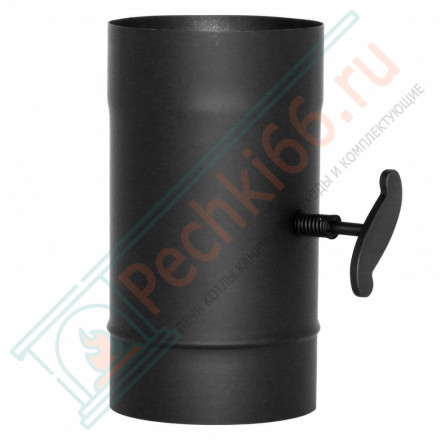Задвижка VBR, черная (НЕРЖ-439/0,8) d-130 (Вулкан)