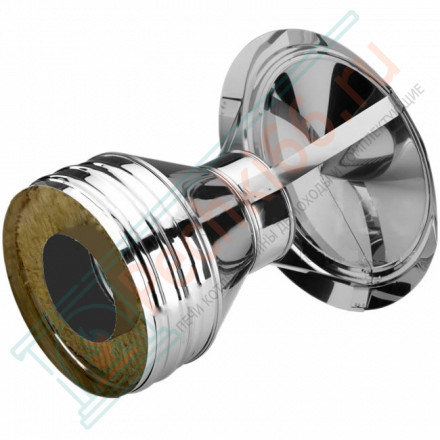 Зонт V50R с изол (AISI-321/0,8-AISI-304/0,5) d-104/200 (Вулкан-Cerablanket)