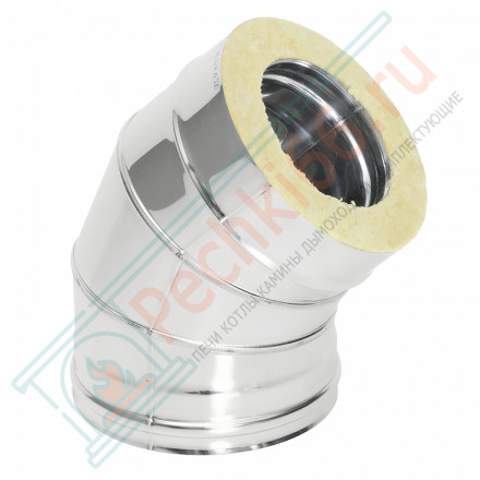 Отвод Термо 45° ОТ-Р (304-0.8/304) d-200/300 (ТиС Стандарт)
