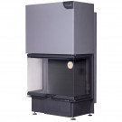 Каминная топка Дельта 800 B три стекла принтинг черный шамот (Экокамин)