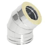 Отвод Термо 45° ОТ-Р (304-0.8/304) d-180/280 (ТиС Стандарт)