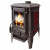 Печь-камин чугунная ARINA - 1110 ЭМАЛЬ - DARK RED (Guca)