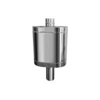 Натрубный бак для воды (НЕРЖ-304/0,8мм) 64 л, d-115 мм (Вулкан)