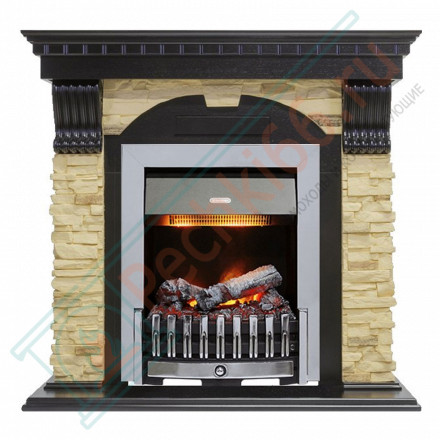 Электрокаминокомплект Dublin - Венге / Сланец с очагом Danville Chrome FB2